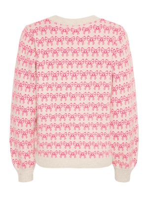 ICHI IHBRIELLE LS4:Knit Oatmeal w. Pink Yarrow | Freewear IHBRIELLE LS4:Knit - www.freewear.nl - Freewear
