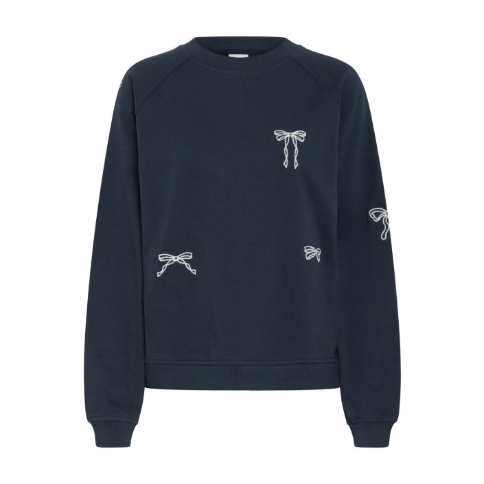 ICHI IHMARROT SW2:Sweatshirt Total Eclipse | Freewear IHMARROT SW2:Sweatshirt - www.freewear.nl - Freewear