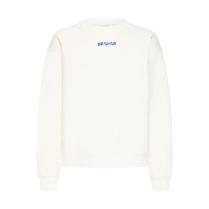 ICHI IHMERELLA BRUSHED SW:Sweatshirt CLOUD W. BLUE YONDER | Freewear IHMERELLA BRUSHED SW:Sweatshirt - www.freewear.nl - Freewear