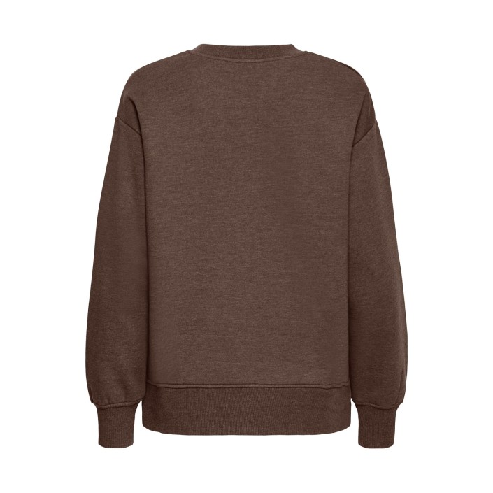 ICHI IHOLINNE SW:Sweatshirt Coffee Bean Melange | Freewear IHOLINNE SW:Sweatshirt - www.freewear.nl - Freewear