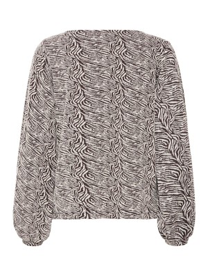 ICHI IHOELLY SW3:Sweatshirt COFFEE BEAN / BIRCH | Freewear IHOELLY SW3:Sweatshirt - www.freewear.nl - Freewear