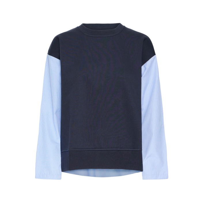 ICHI IHPALONA SW:Sweatshirt Total Eclipse | Freewear IHPALONA SW:Sweatshirt - www.freewear.nl - Freewear