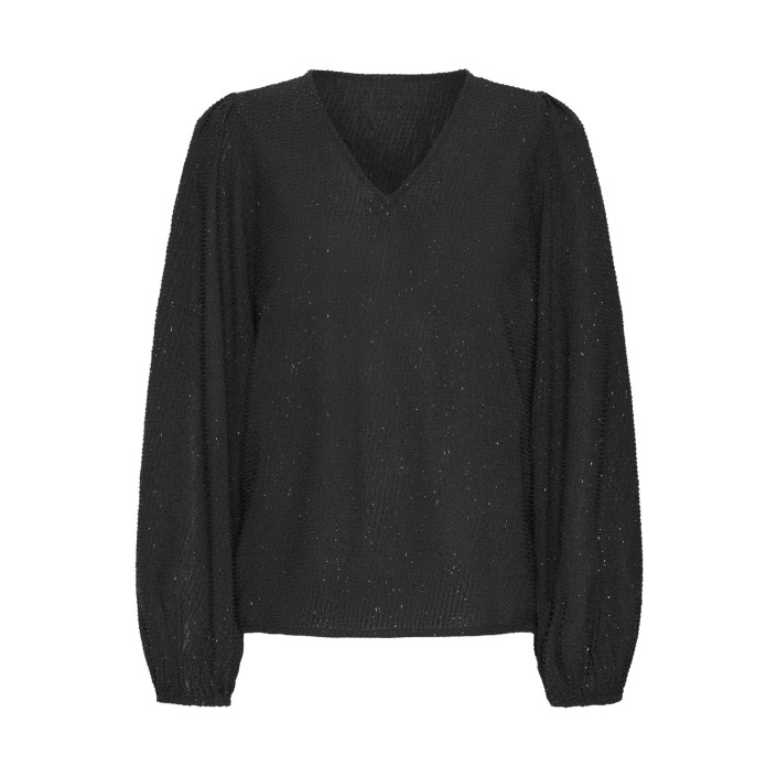 ICHI IHKAVIRA LS:Shirts/Blouse Black | Freewear IHKAVIRA LS:Shirts/Blouse - www.freewear.nl - Freewear