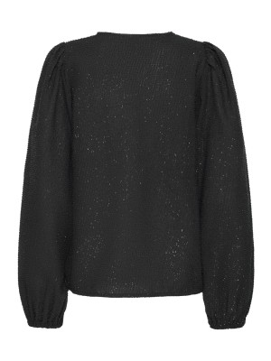ICHI IHKAVIRA LS:Shirts/Blouse Black | Freewear IHKAVIRA LS:Shirts/Blouse - www.freewear.nl - Freewear