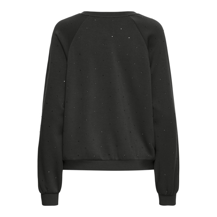 ICHI IHAMIAS LS:Sweatshirt Black | Freewear IHAMIAS LS:Sweatshirt - www.freewear.nl - Freewear