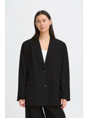 ICHI IHFAVA OVERSIZE BL:Jackets Black | Freewear IHFAVA OVERSIZE BL:Jackets - www.freewear.nl - Freewear