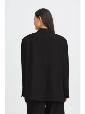 ICHI IHFAVA OVERSIZE BL:Jackets Black | Freewear IHFAVA OVERSIZE BL:Jackets - www.freewear.nl - Freewear