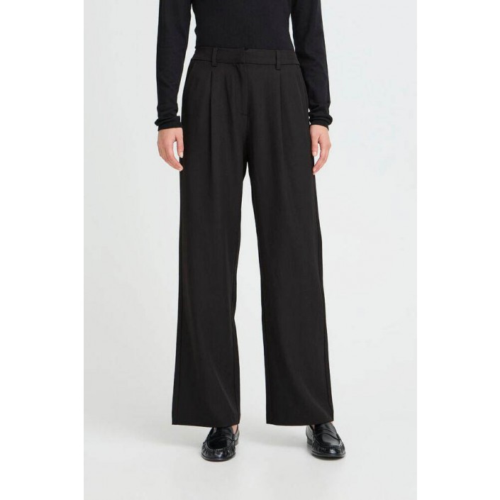 ICHI IHFAVA WIDE PA:Pants Black | Freewear IHFAVA WIDE PA:Pants - www.freewear.nl - Freewear