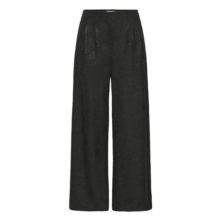 ICHI IHKATE GLEAM LONG WIDE PA:Pants Black | Freewear IHKATE GLEAM LONG WIDE PA:Pants - www.freewear.nl - Freewear