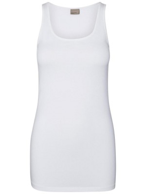 Vero Moda:Vero Moda VMMAXI MY SOFT  LONG TANK TOP NOOS Bright White | Freewear VMMAXI MY SOFT  LONG TANK TOP NOOS - www.freewear.nl - Freewear