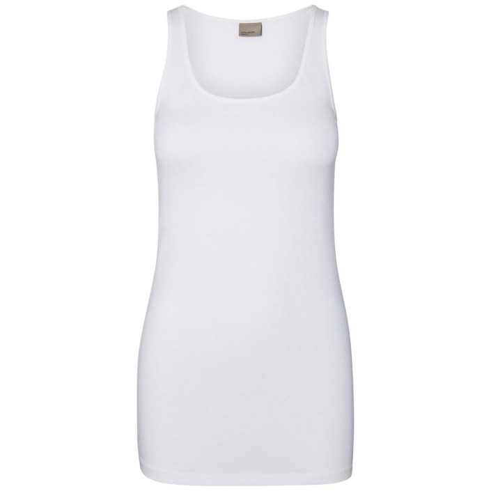 Vero Moda:Vero Moda VMMAXI MY SOFT  LONG TANK TOP NOOS Bright White | Freewear VMMAXI MY SOFT  LONG TANK TOP NOOS - www.freewear.nl - Freewear