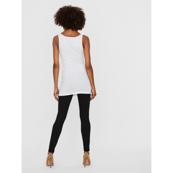 Vero Moda:Vero Moda VMMAXI MY SOFT  LONG TANK TOP NOOS Bright White | Freewear VMMAXI MY SOFT  LONG TANK TOP NOOS - www.freewear.nl - Freewear