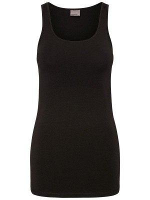 Vero Moda VMMAXI MY SOFT  LONG TANK TOP NOOS Black | Freewear VMMAXI MY SOFT  LONG TANK TOP NOOS - www.freewear.nl - Freewear