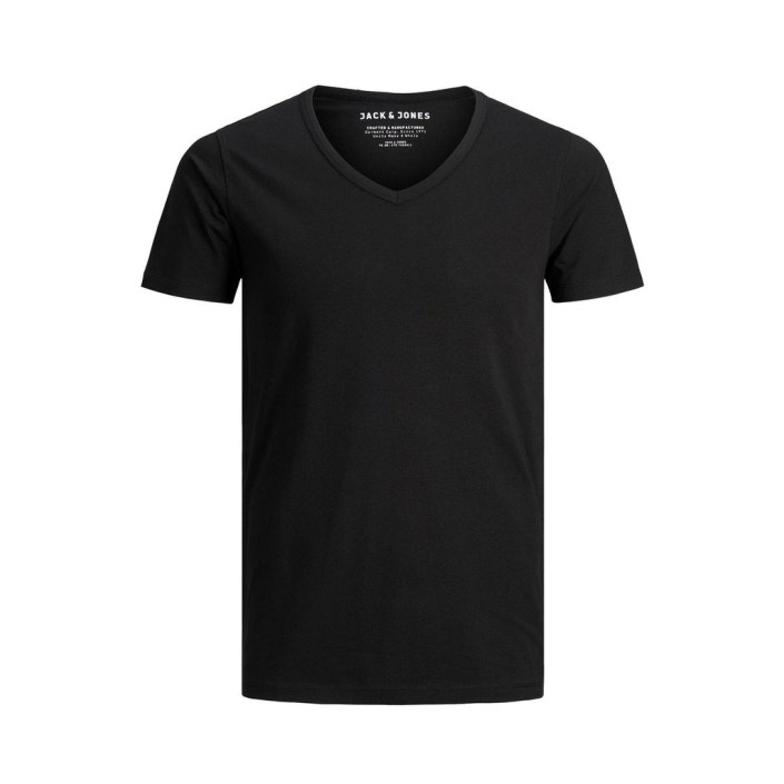 Jack and Jones BASIC V-NECK TEE S/S NOOS BLACK | Freewear BASIC V-NECK TEE S/S NOOS - www.freewear.nl - Freewear