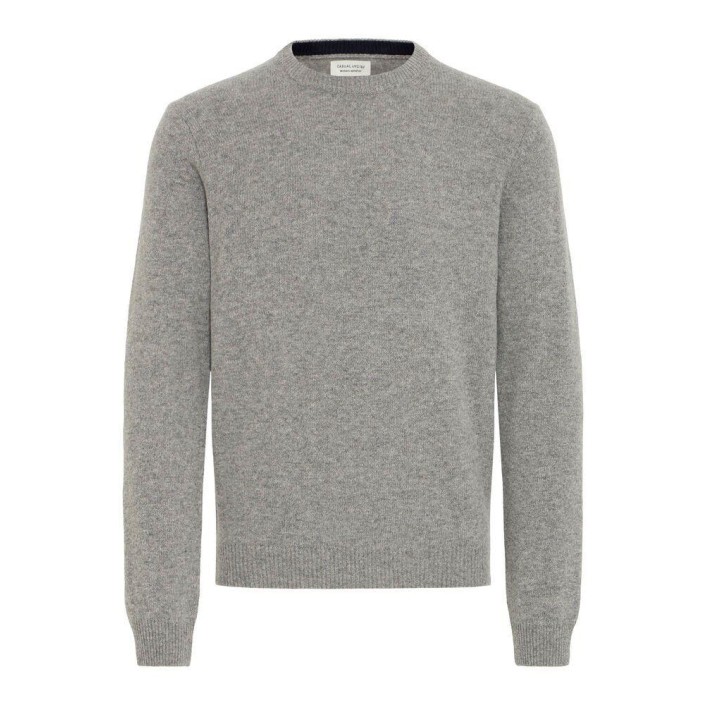 Casual Friday Karl crew neck bounty knit:Knit Monument Melange | Freewear Karl crew neck bounty knit:Knit - www.freewear.nl - Freewear