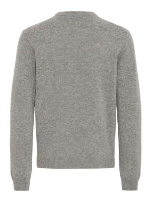 Casual Friday Karl crew neck bounty knit:Knit Monument Melange | Freewear Karl crew neck bounty knit:Knit - www.freewear.nl - Freewear