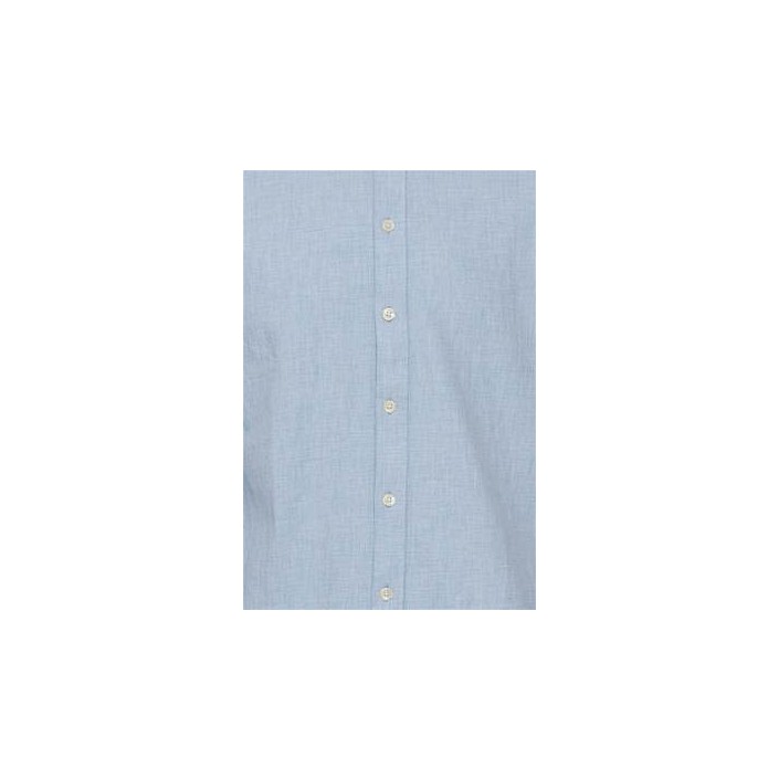 Casual Friday CFANTON LS BD fil a fil shirt:Shirts Chambray Blue | Freewear CFANTON LS BD fil a fil shirt:Shirts - www.freewear.nl - Freewear