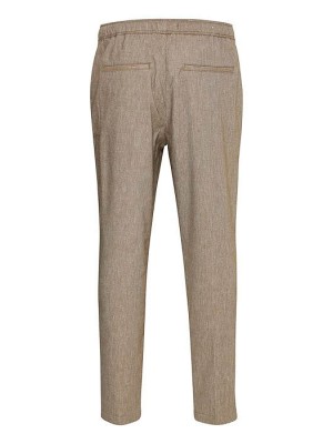 Casual Friday CFPILOU 0066 drawstring linen mix p: Kangaroo Melange | Freewear CFPILOU 0066 drawstring linen mix p: - www.freewear.nl - Freewear