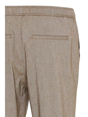 Casual Friday CFPILOU 0066 drawstring linen mix p: Kangaroo Melange | Freewear CFPILOU 0066 drawstring linen mix p: - www.freewear.nl - Freewear