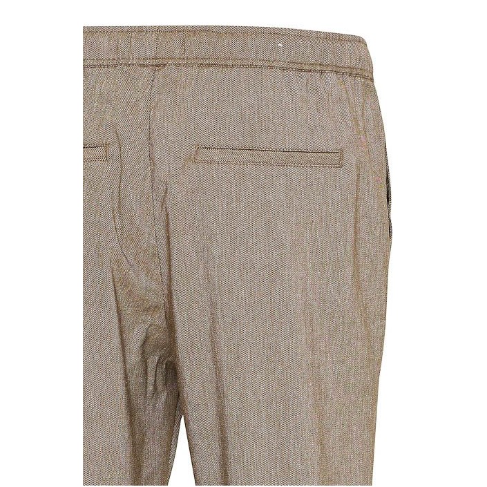 Casual Friday CFPILOU 0066 drawstring linen mix p: Kangaroo Melange | Freewear CFPILOU 0066 drawstring linen mix p: - www.freewear.nl - Freewear