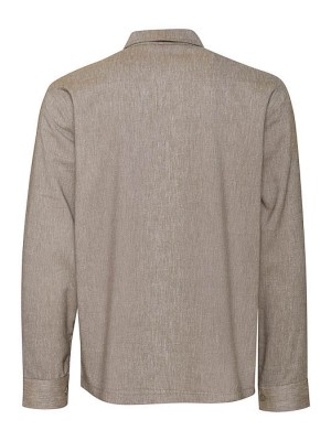 Casual Friday CFAUGUSTO 0066 linen mix overshirt:S Kangaroo Melange | Freewear CFAUGUSTO 0066 linen mix overshirt:S - www.freewear.nl - Freewear