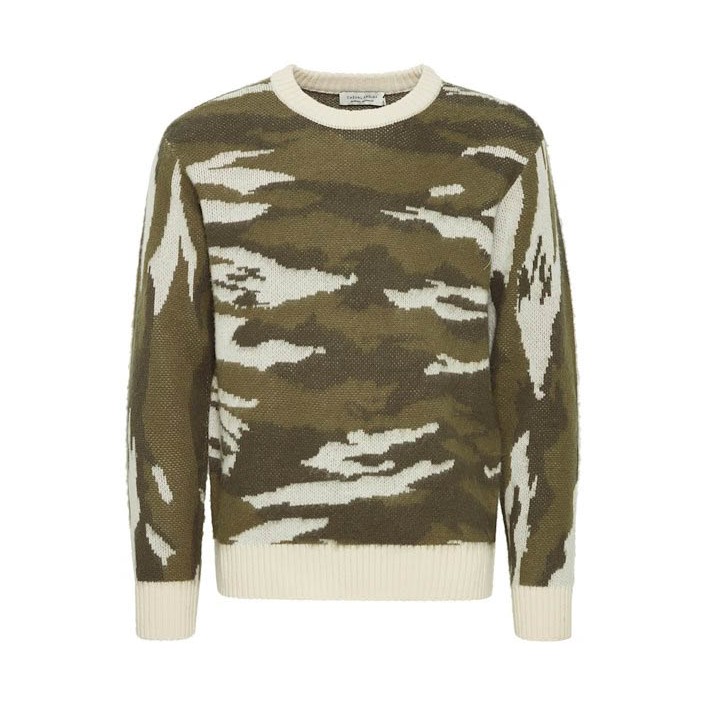 Casual Friday CFKLAES camo knit:Knit Deep Depths | Freewear CFKLAES camo knit:Knit - www.freewear.nl - Freewear