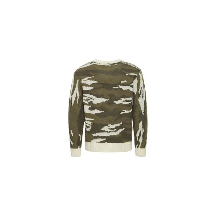 Casual Friday CFKLAES camo knit:Knit Deep Depths | Freewear CFKLAES camo knit:Knit - www.freewear.nl - Freewear