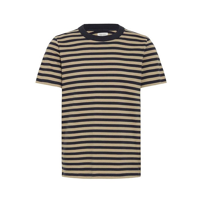 Casual Friday CFLOKE structured striped tee:T-Shir Tree House | Freewear CFLOKE structured striped tee:T-Shir - www.freewear.nl - Freewear