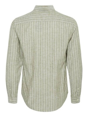 Casual Friday CFANDRÃ? LS wide stripe linen mix sh: Riverside | Freewear CFANDRÃ? LS wide stripe linen mix sh: - www.freewear.nl - Freewear