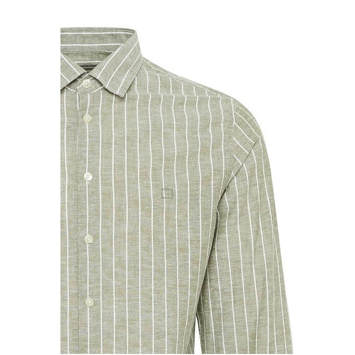 Casual Friday CFANDRÃ? LS wide stripe linen mix sh: Riverside | Freewear CFANDRÃ? LS wide stripe linen mix sh: - www.freewear.nl - Freewear
