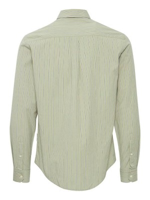 Casual Friday CFFREDDI LS small striped shirt:Shir Tea | Freewear CFFREDDI LS small striped shirt:Shir - www.freewear.nl - Freewear