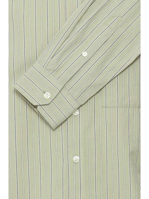 Casual Friday CFFREDDI LS small striped shirt:Shir Tea | Freewear CFFREDDI LS small striped shirt:Shir - www.freewear.nl - Freewear