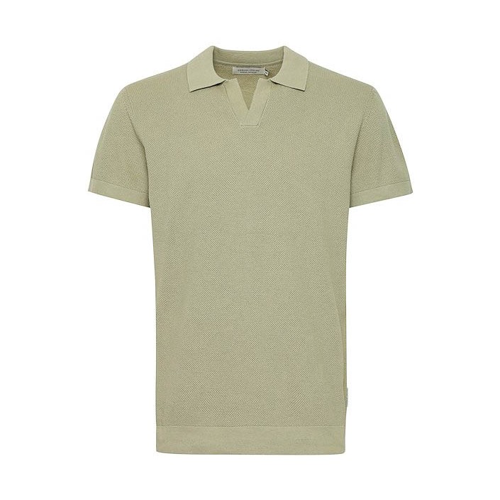 Casual Friday CFMATEO SS structured polo knit:Knit Tea | Freewear CFMATEO SS structured polo knit:Knit - www.freewear.nl - Freewear