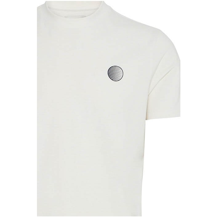 Casual Friday CFJOACHIM tee with back print:T-Shir Egret | Freewear CFJOACHIM tee with back print:T-Shir - www.freewear.nl - Freewear