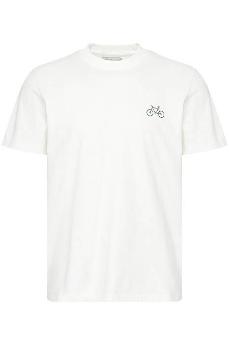 Casual Friday T-shirt Bicycle Wit - Maat S