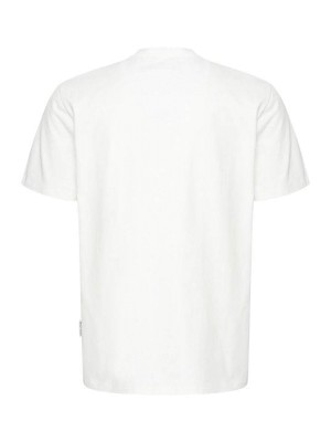 4001 - Accessoire CFETIENNE 0195 tee w/ bicycle embri: Cloud Dancer | Freewear CFETIENNE 0195 tee w/ bicycle embri: - www.freewear.nl - Freewear