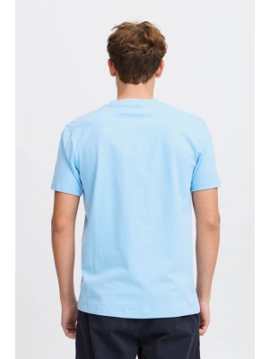 4001 - Accessoire CFETIENNE 0195 tee w/ bicycle embri: Blue Bell | Freewear CFETIENNE 0195 tee w/ bicycle embri: - www.freewear.nl - Freewear
