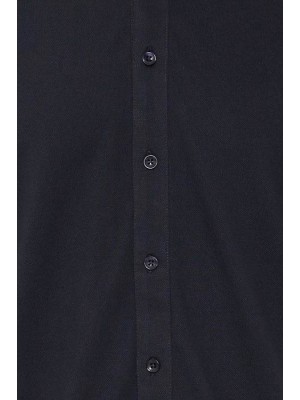 Casual Friday CFFOLKE SS BU jersey piquet shirt:Sh Dark Navy | Freewear CFFOLKE SS BU jersey piquet shirt:Sh - www.freewear.nl - Freewear