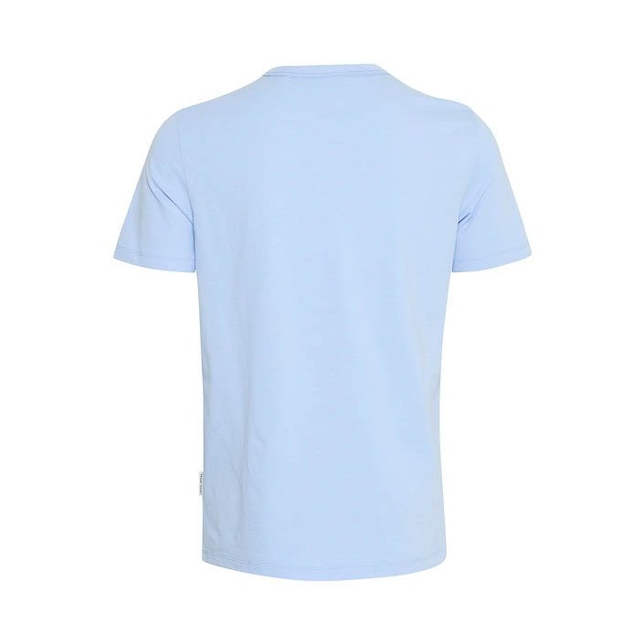 Casual Friday CFEMMET tee with embroidery:T-Shirts Chambray Blue | Freewear CFEMMET tee with embroidery:T-Shirts - www.freewear.nl - Freewear