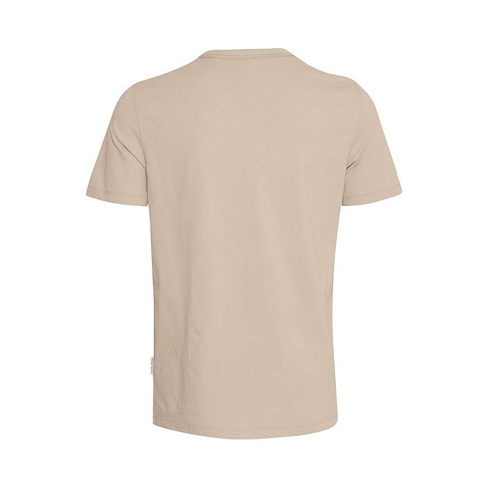 Casual Friday CFEMMET tee with embroidery:T-Shirts Plaza Taupe | Freewear CFEMMET tee with embroidery:T-Shirts - www.freewear.nl - Freewear