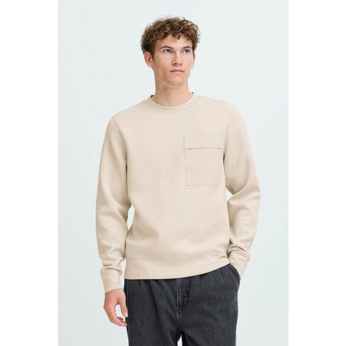 Casual Friday CFVIDAR viscose sweat w.contrast po: Silver Lining | Freewear CFVIDAR viscose sweat w.contrast po: - www.freewear.nl - Freewear