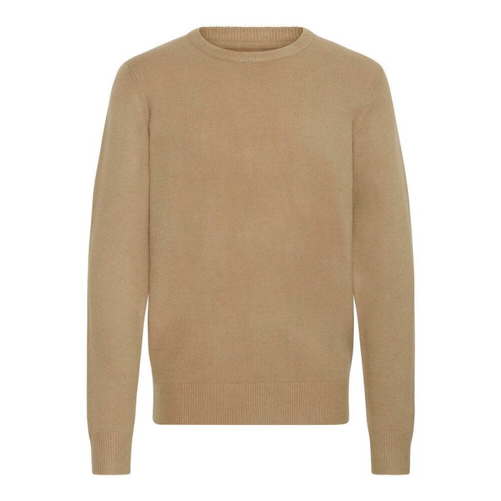 Casual Friday CFHEINE crew neck knit:Knit Silver Mink Melange | Freewear CFHEINE crew neck knit:Knit - www.freewear.nl - Freewear