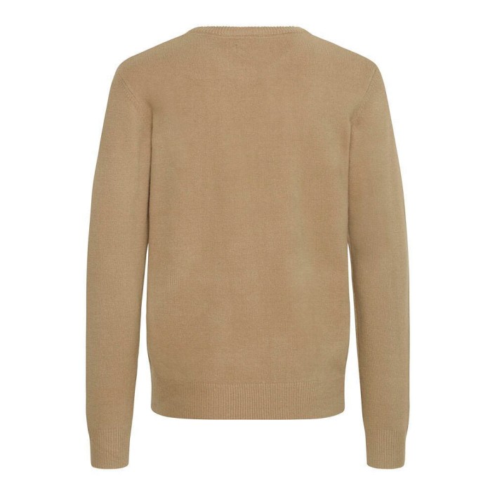 Casual Friday CFHEINE crew neck knit:Knit Silver Mink Melange | Freewear CFHEINE crew neck knit:Knit - www.freewear.nl - Freewear