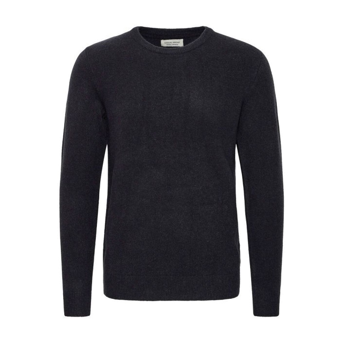 Casual Friday CFHEINE crew neck knit:Knit Dark Navy | Freewear CFHEINE crew neck knit:Knit - www.freewear.nl - Freewear