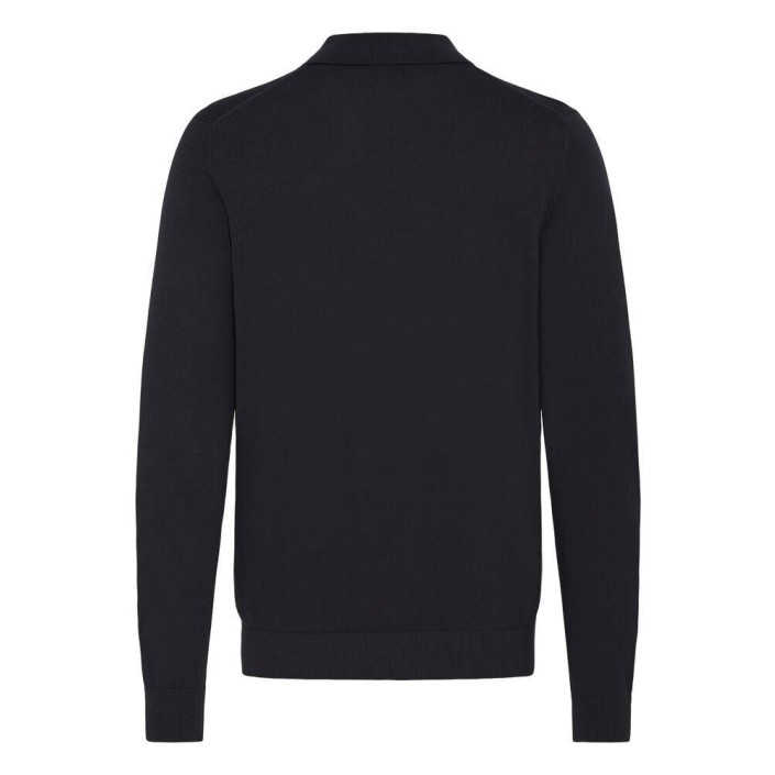 Casual Friday CFOSVALD fine knitted polo knit:Knit Dark Navy | Freewear CFOSVALD fine knitted polo knit:Knit - www.freewear.nl - Freewear