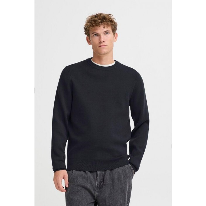 Casual Friday CFTHEO 0231 MILANO CREW KNIT:Knit Dark Navy | Freewear CFTHEO 0231 MILANO CREW KNIT:Knit - www.freewear.nl - Freewear