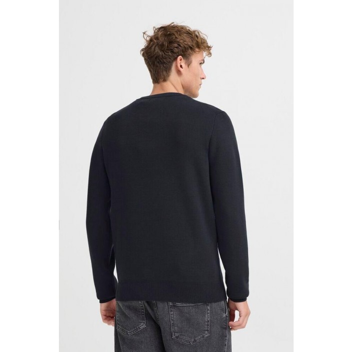 Casual Friday CFTHEO 0231 MILANO CREW KNIT:Knit Dark Navy | Freewear CFTHEO 0231 MILANO CREW KNIT:Knit - www.freewear.nl - Freewear