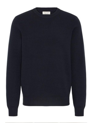 Casual Friday CFTHEO 0231 MILANO CREW KNIT:Knit Dark Navy | Freewear CFTHEO 0231 MILANO CREW KNIT:Knit - www.freewear.nl - Freewear