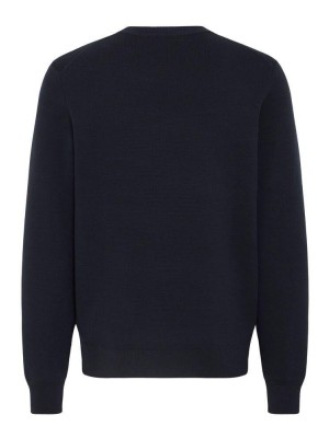 Casual Friday CFTHEO 0231 MILANO CREW KNIT:Knit Dark Navy | Freewear CFTHEO 0231 MILANO CREW KNIT:Knit - www.freewear.nl - Freewear