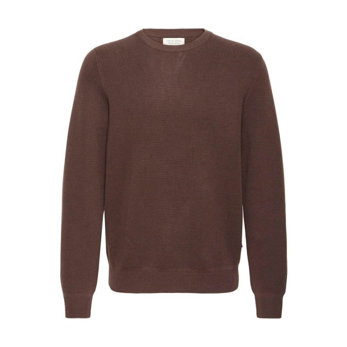 Casual Friday CFTHEO 0231 MILANO CREW KNIT:Knit bruin | Freewear CFTHEO 0231 MILANO CREW KNIT:Knit - www.freewear.nl - Freewear